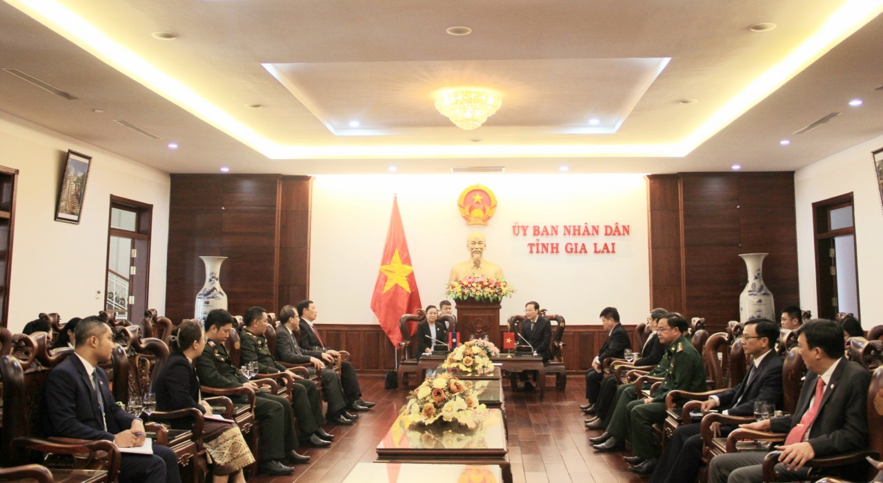 Gia Lai có nhiều đóng góp cho quan hệ hữu nghị Lào - Việt Nam