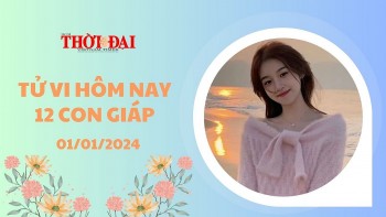 Tử vi hôm nay 12 con giáp 1/1/2024: Mão thăng tiến vận may ngày đầu năm