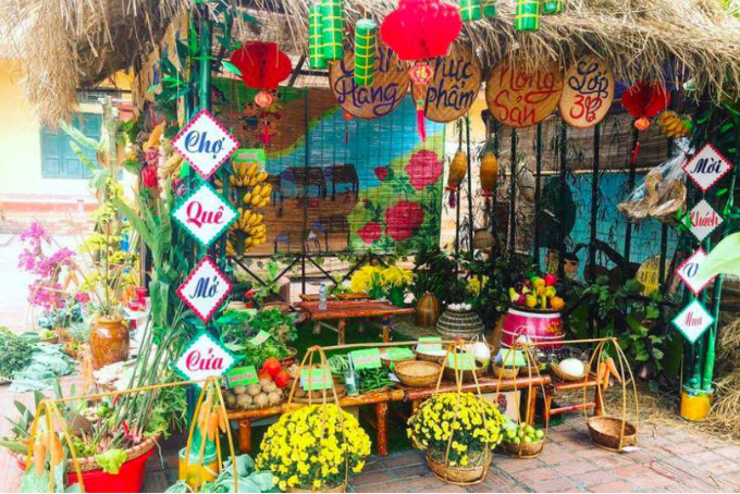 tet 2024 y tuong trang tri tet truong mam non an tuong nhat