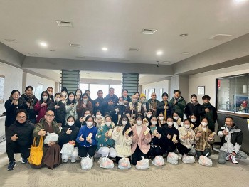 Đoàn thiện nguyện chùa Đại Ân hỗ trợ nạn nhân động đất tại Nhật Bản