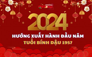 ngay gio huong xuat hanh nam 2024 cho nguoi tuoi dinh dau 1957