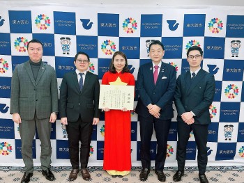 nhat ban ghi nhan no luc cua cong dong nguoi viet trong ho tro nan nhan dong dat