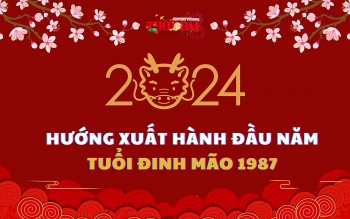 Ngày giờ hướng xuất hành năm 2024 cho người tuổi Đinh Mão 1987