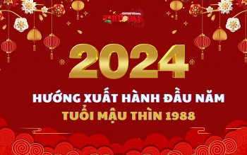 Ngày giờ hướng xuất hành năm 2024 cho người tuổi Mậu Thìn 1988