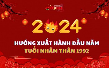 Ngày giờ hướng xuất hành năm 2024 cho người tuổi Nhâm Thân 1992