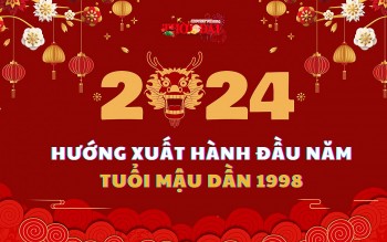 Ngày giờ hướng xuất hành năm 2024 cho người tuổi Mậu Dần 1998