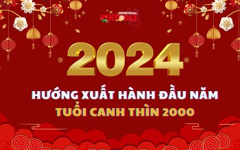 Ngày giờ hướng xuất hành năm 2024 cho người tuổi Canh Thìn 2000