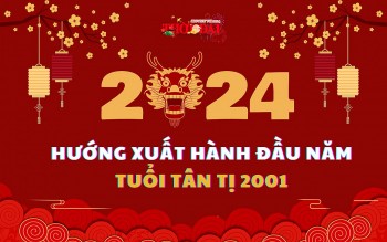 ngay gio huong xuat hanh nam 2024 cho nguoi tuoi tan ti 2001