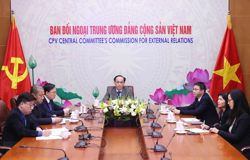 truong ban doi ngoai trung uong viet nam va cuba hoi dam truc tuyen