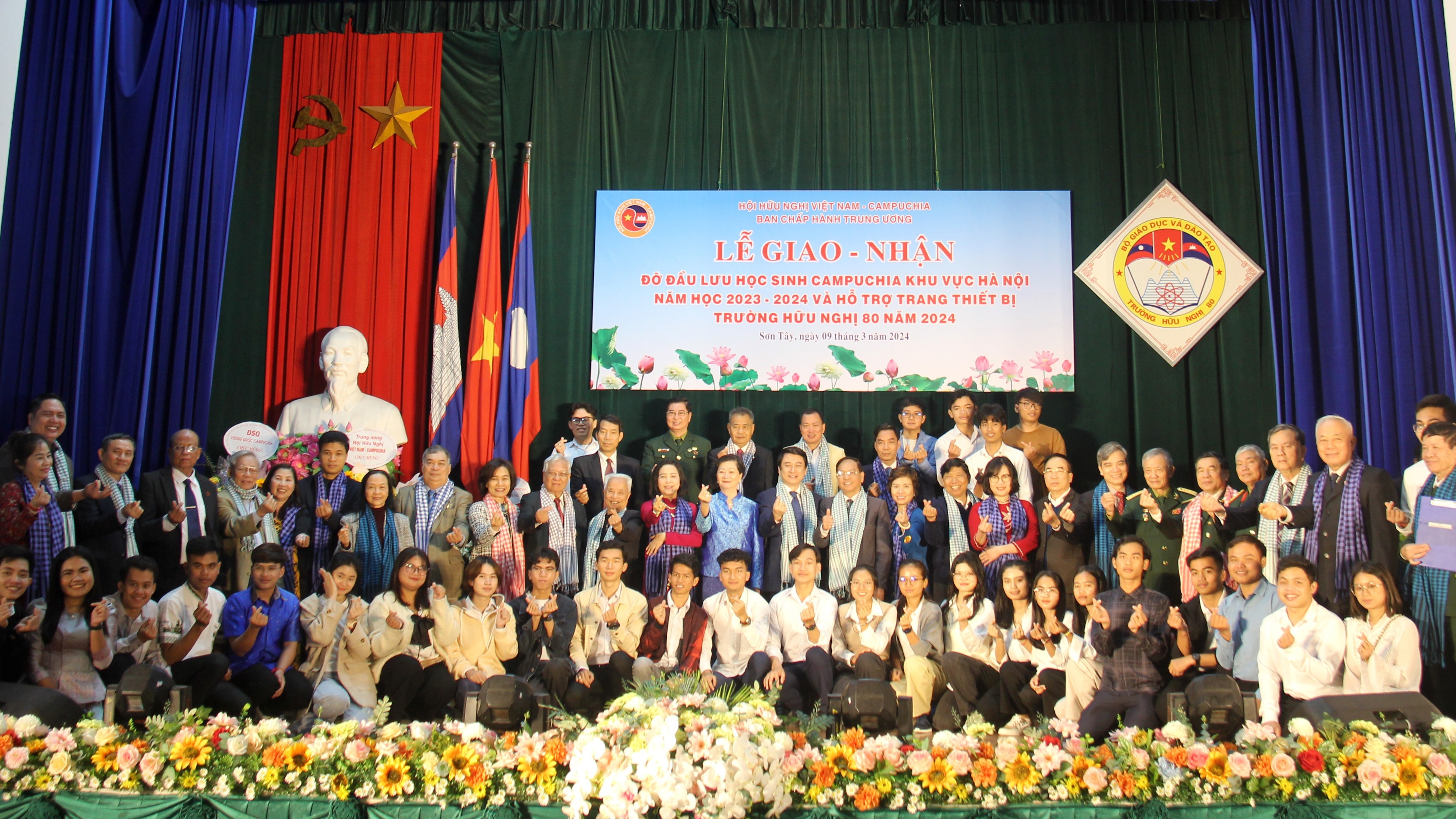 Hội hữu nghị Việt Nam - Campuchia: Tiếp tục "ươm mầm" 102 lưu học sinh Campuchia
