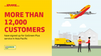 Hơn 12.000 khách hàng sử dụng dịch vụ GoGreen Plus của DHL Express ở châu Á -Thái Bình Dương