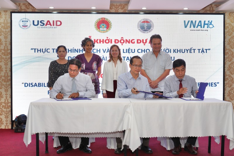 Dự án 1,15 triệu USD hỗ trợ người khuyết tật tại tỉnh Bạc Liêu