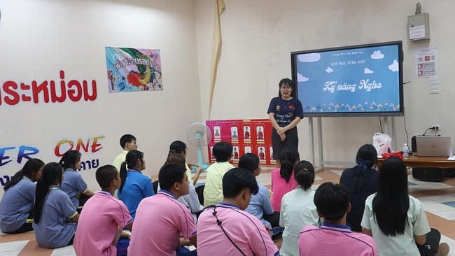 Thêm không gian để học sinh Thái Lan tìm hiểu văn hóa Việt Nam