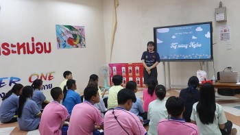 them khong gian de hoc sinh thai lan tim hieu van hoa viet nam