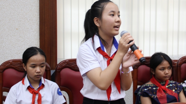 265 thiếu nhi đối thoại với đại biểu Hội đồng nhân dân tỉnh Gia Lai