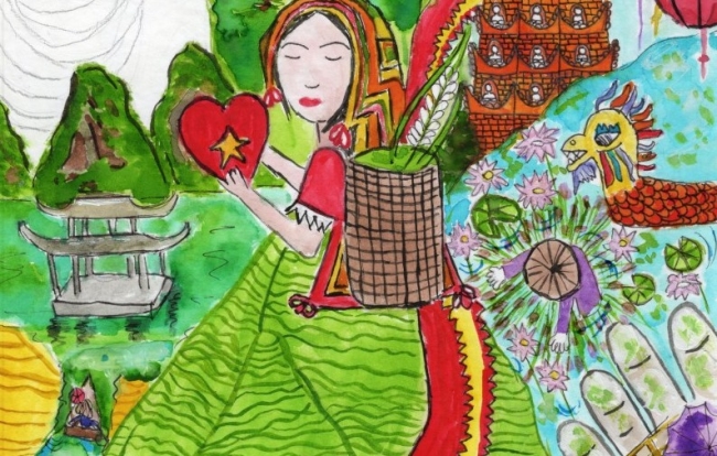 Cuộc thi vẽ tranh “Việt Nam hôm nay trong đôi mắt trẻ thơ” dành cho học sinh Hungary