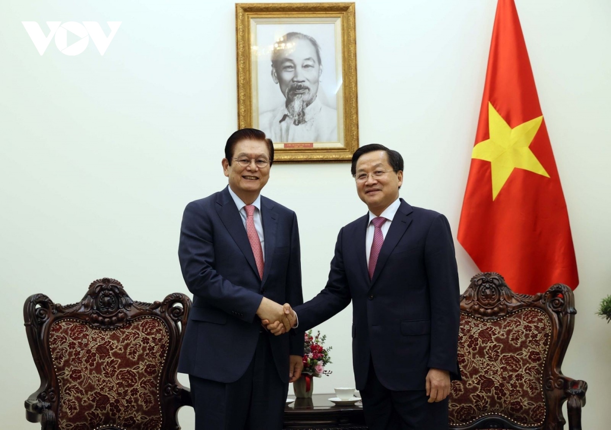 Phó Thủ tướng Lê Minh Khái tiếp lãnh đạo Tập đoàn Hyosung