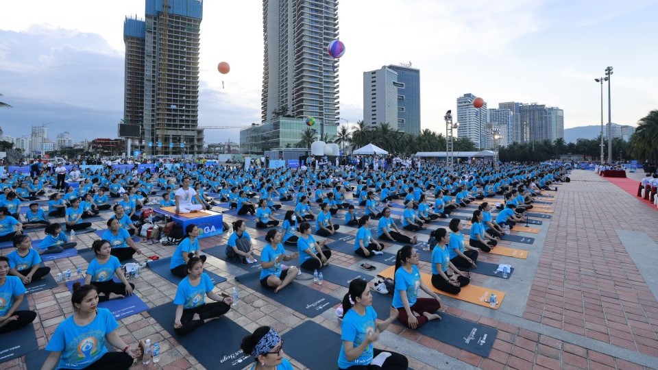 Thúc đẩy giao lưu văn hóa Ấn Độ thông qua chương trình đồng diễn Yoga