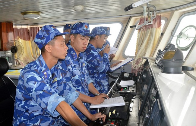 Cảnh sát biển Việt Nam - Trung Quốc tuần tra chung trên Vịnh Bắc Bộ