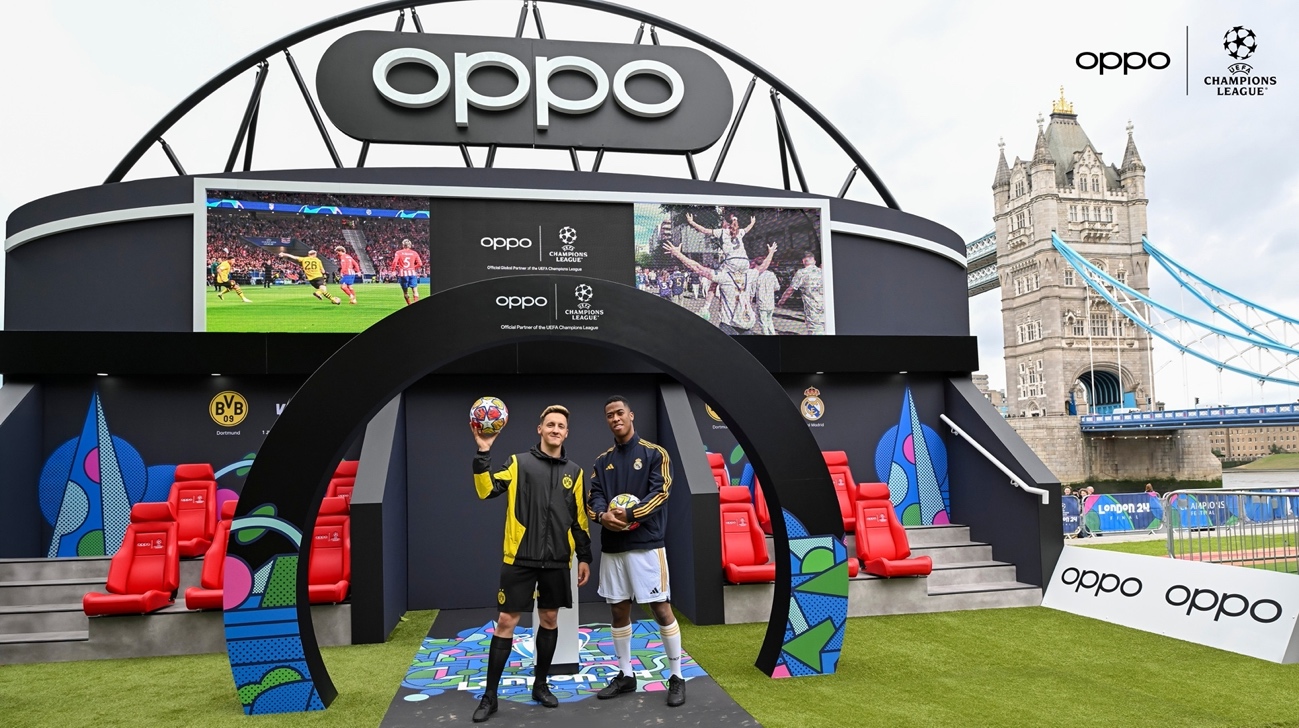 Oppo và đại sứ thương hiệu Kaká đem lại nhiều khoảnh khắc đáng nhớ tại chung kết UEFA Champions League