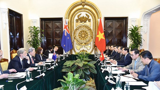 Việt Nam - New Zealand thống nhất các hoạt động đối ngoại trong năm 2025