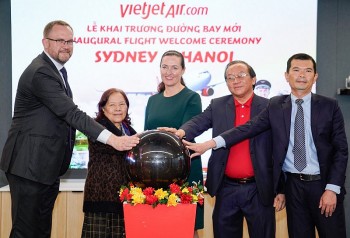 vietjet khai truong duong bay ha noi sydney voi ve hang thuong gia giam toi 50