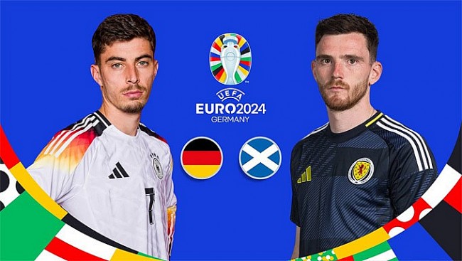 Link xem trực tiếp EURO 2024: Đức vs Scotland (2h00 ngày 15/6)
