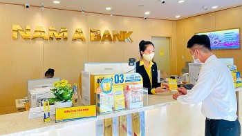 nam a bank chot ngay dang ky tra co tuc bang co phieu ty le 25