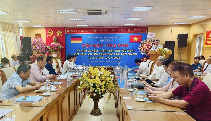 Hội Hữu nghị Việt Nam – Liên bang Đức tỉnh Bắc Giang kỷ niệm 25 năm thành lập