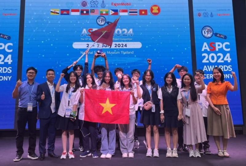 Học sinh, sinh viên Việt Nam đạt giải cao tại ASPC và AUG 2024