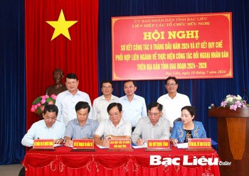 bac lieu phoi hop lien nganh trong thuc hien cong tac doi ngoai nhan dan giai doan 2024 2028