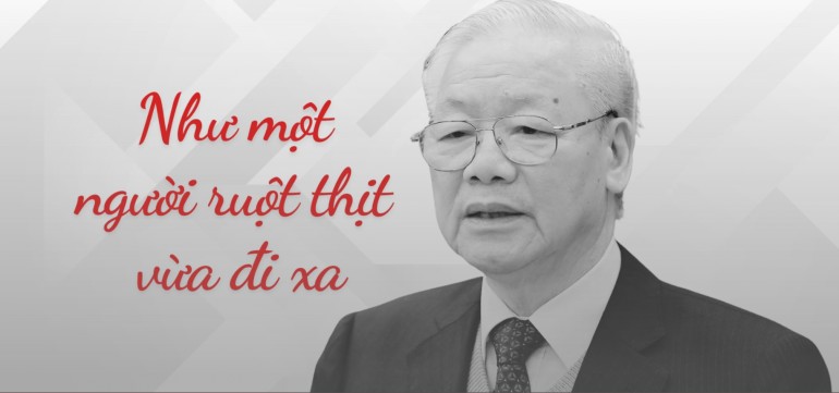 Như một người ruột thịt vừa đi xa...