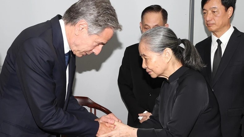 Ngoại trưởng Antony Blinken: Nhân dân Hoa Kỳ luôn ghi nhớ và tôn vinh di sản của Tổng Bí thư Nguyễn Phú Trọng