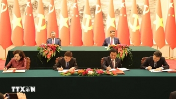 viet nam trung quoc ky ket 14 van kien hop tac