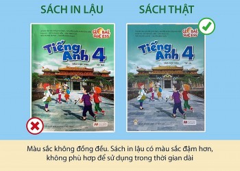 Phân biệt sách giáo khoa thật - giả: Những điểm phụ huynh, học sinh cần lưu ý