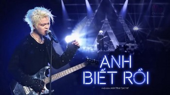 loi bai hat lyrics anh biet roi rhyder bung no tren san khau anh trai say hi