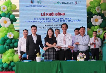 can tho thi diem mo hinh truong hoc xanh giam thieu rac thai