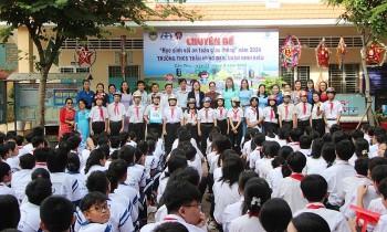 phoi hop tuyen truyen an toan giao thong cho hoc sinh thcs o can tho