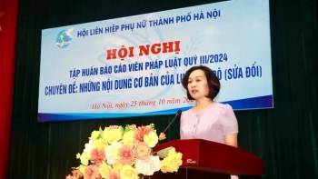 tap huan tuyen truyen luat thu do sua doi toi can bo hoi phu nu