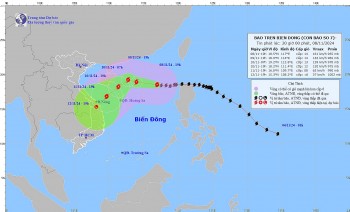 Thời tiết hôm nay (9/11): Bão Yinxing vào biển Đông, cảnh báo gió giật cấp 17