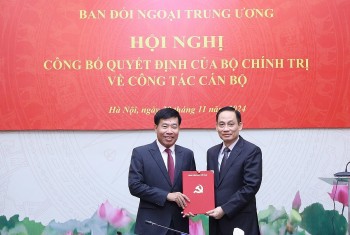 Bí thư tỉnh Bình Phước Nguyễn Mạnh Cường làm Phó Trưởng Ban Đối ngoại Trung ương