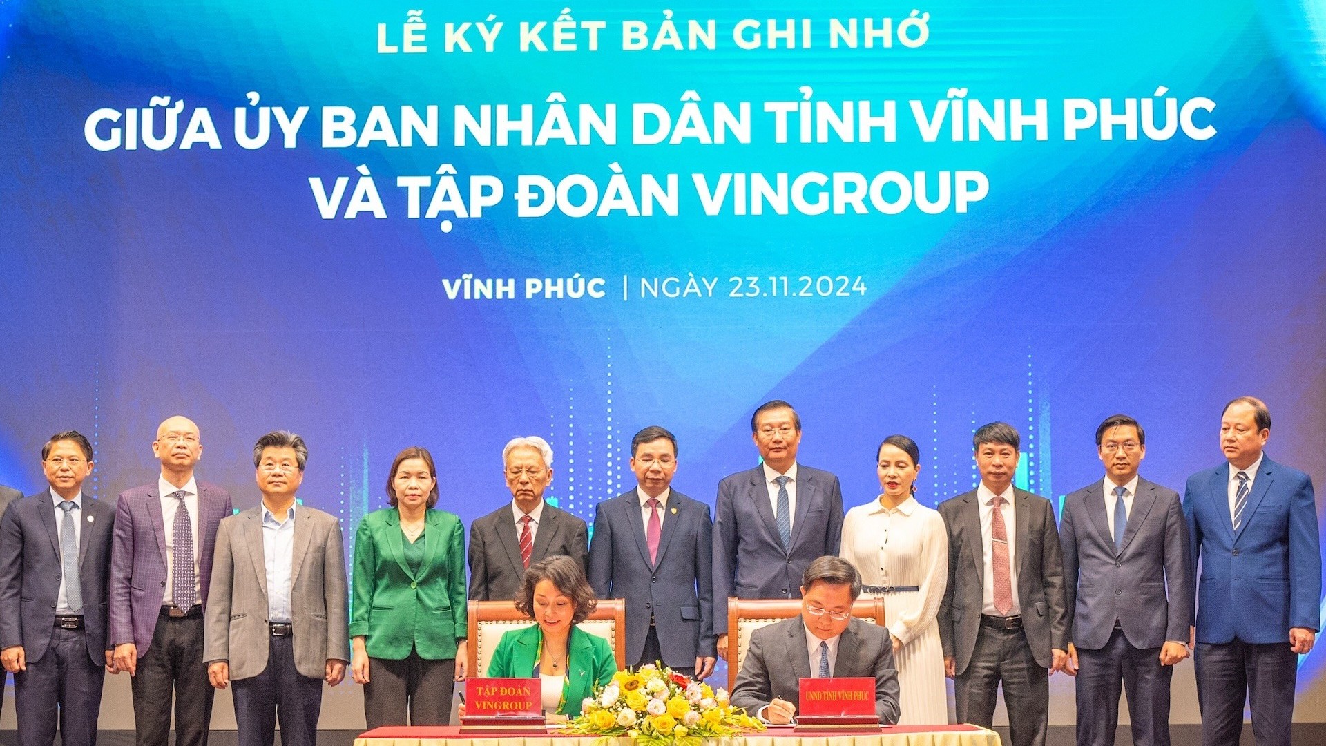 UBND tỉnh Vĩnh Phúc và tập đoàn Vingroup ký kết thỏa thuận hợp tác toàn diện về chuyển đổi xanh