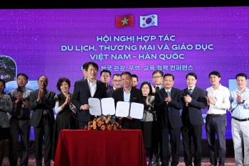viet nam han quoc thuc day hop tac ben vung trong du lich thuong mai va giao duc