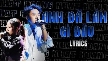 loi bai hat lyrics anh da lam gi dau nhat hoang thuy chi gay sot tren chuong trinh rap viet 2024