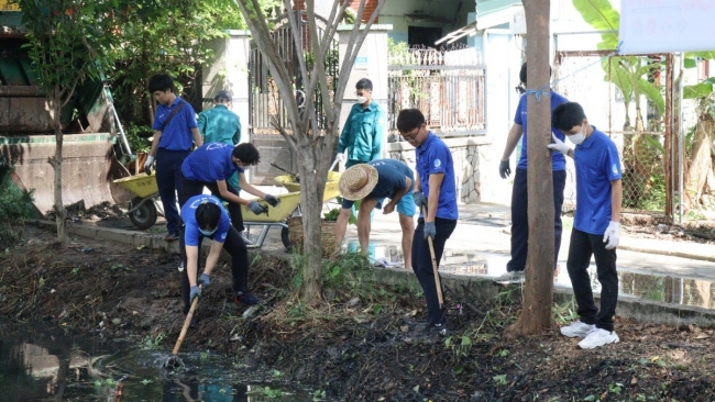 Hoạt động tình nguyện của sinh viên Lào, Campuchia tại Việt Nam: Nhân lên những tấm lòng nhân ái