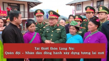 video tai thiet thon lang nu quan doi nhan dan dong hanh xay dung tuong lai moi