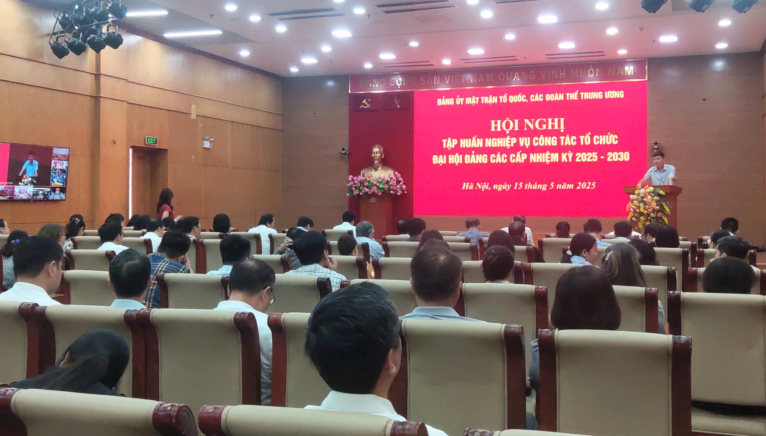 Tổ chức Đại hội đại biểu Đảng bộ MTTQ, các đoàn thể Trung ương trước 31/10/2025