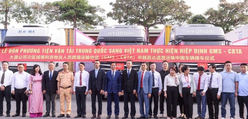 Việt Nam và Trung Quốc khai trương tuyến vận tải xuyên biên giới