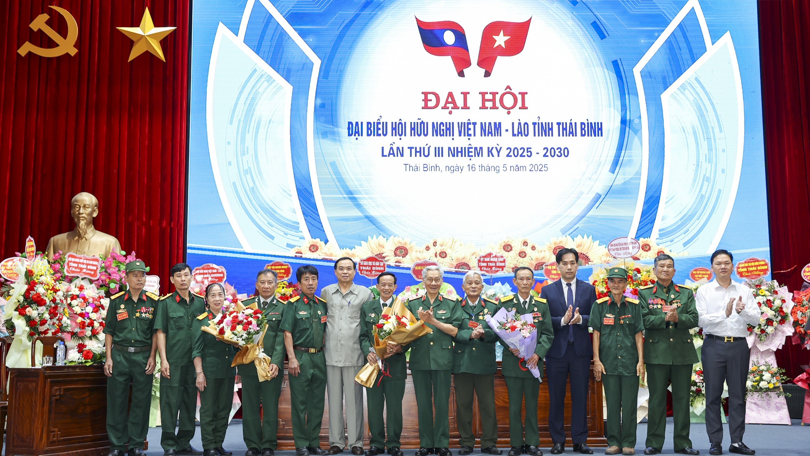 Ông Lê Hữu Thuần giữ chức Chủ tịch Hội hữu nghị Việt Nam - Lào tỉnh Thái Bình nhiệm kỳ 2025-2030