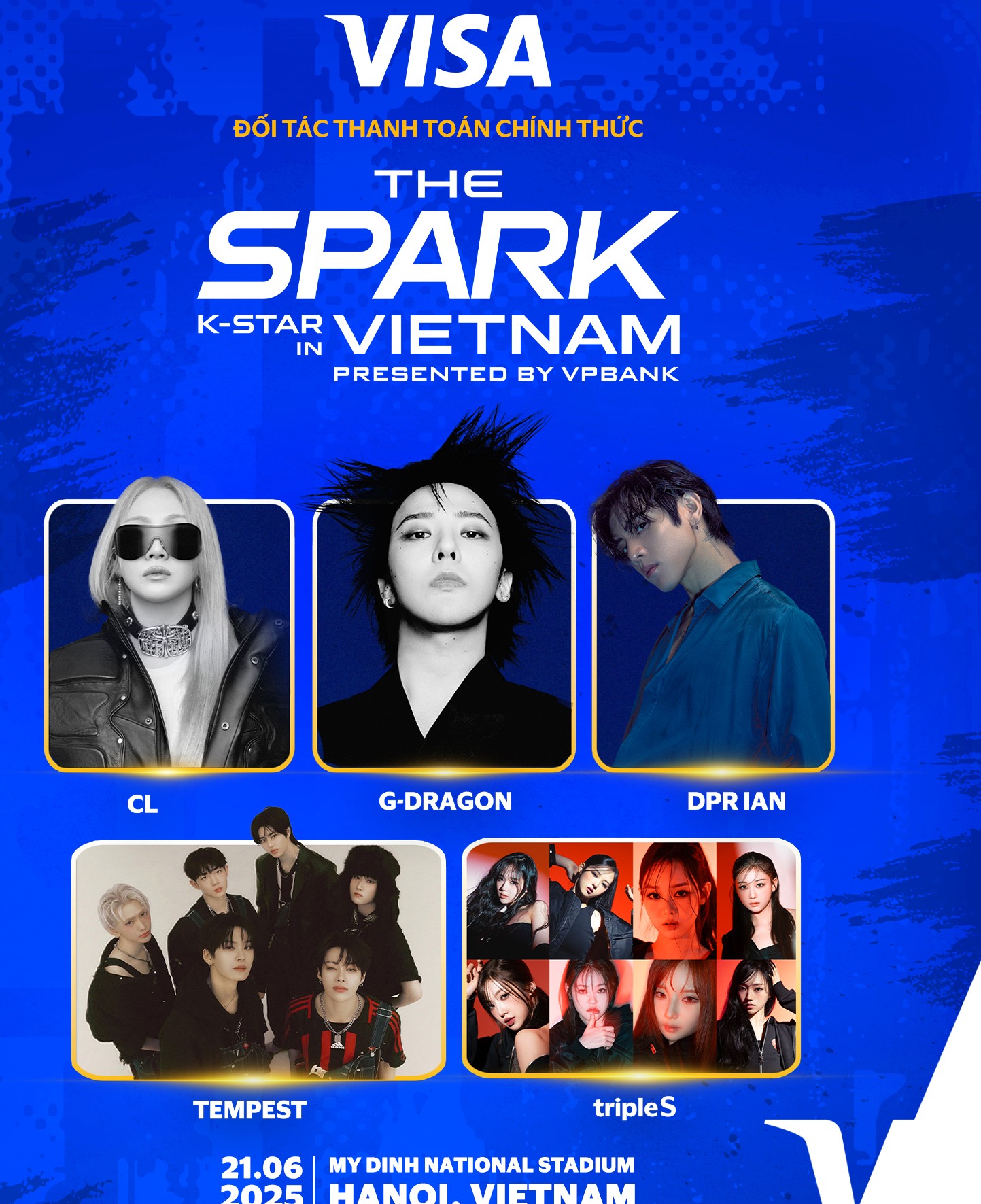 Visa trở thành đối tác thanh toán chính thức của Đại nhạc hội VPBank K-Star Spark in Vietnam 2025